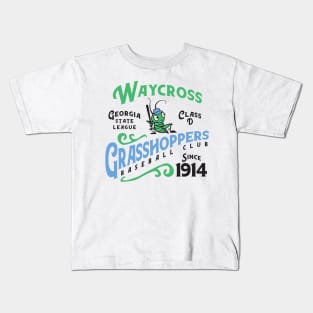 Waycross Grasshoppers Baseball Kids T-Shirt